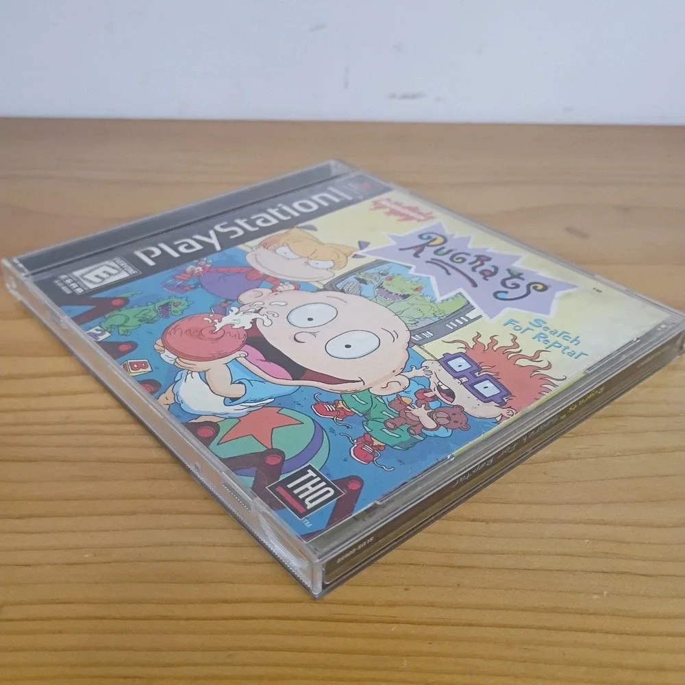 Rugrats: Search for Reptar (Sony PlayStation 1, 1998) with manual Tested, works!